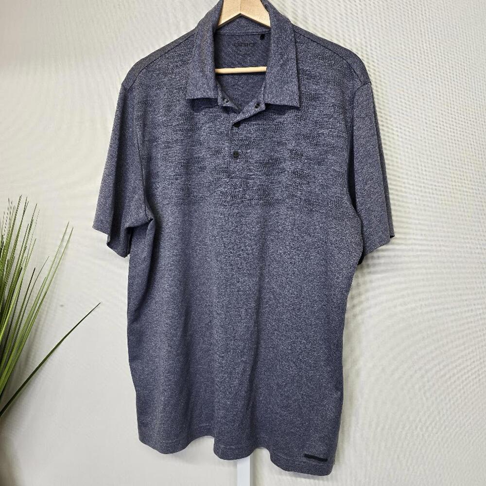 Ogio Men's Blue heathered Polo Shirt with Motorola Embroidery‎ XL